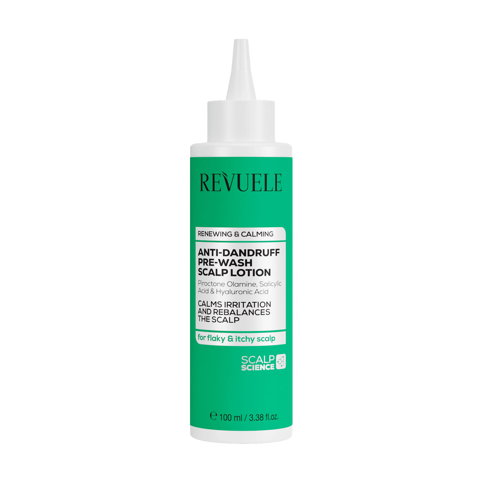 Легкий пре-пілінг для шкіри голови Revuele Anti-Dandruff Pre-Wash Scalp Lotion проти лупи, 100 мл